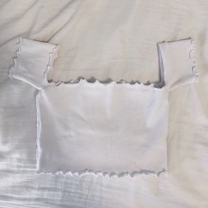 white lettuce edge top